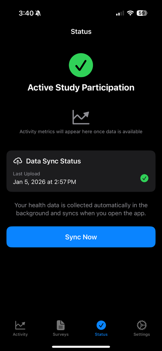 Status Tab